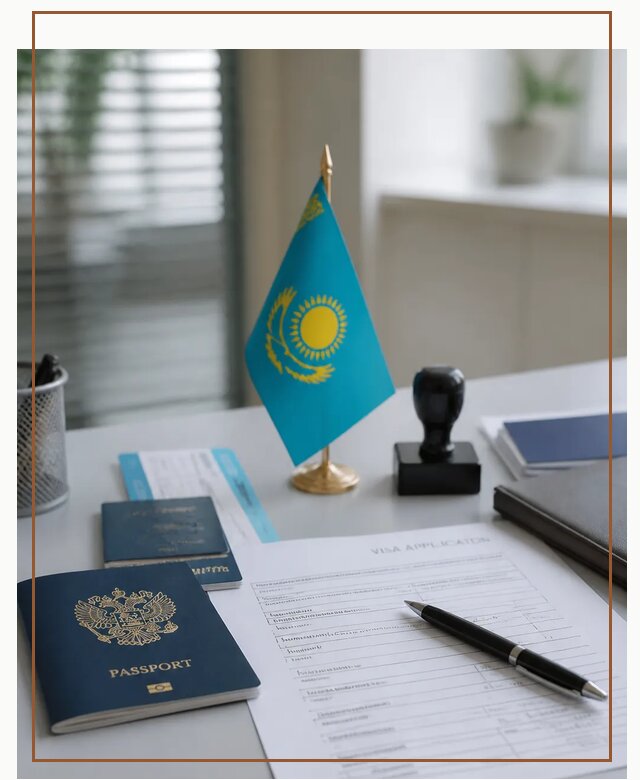 Оформление визы в Казахстан для поездки и работы в Белорецке